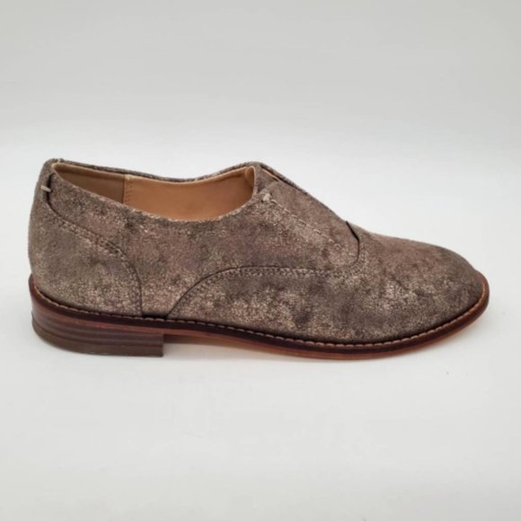 Monroe & Main Womens Comfort Shoes‎ Metallic Slip On Low Heels Round Toe 6 M - Picture 1 of 10